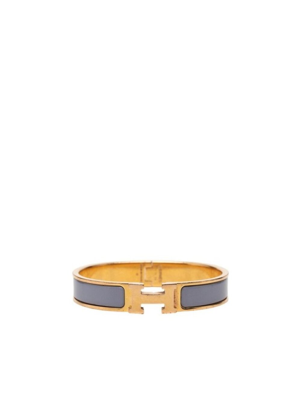 Hermes Click PM Bracelet Gold Light Purple Plated Enamel